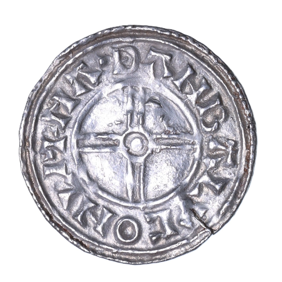 Cnut AD 1016-1035 Silver Penny Short Cross Type Lincoln *Rare* - Image 2