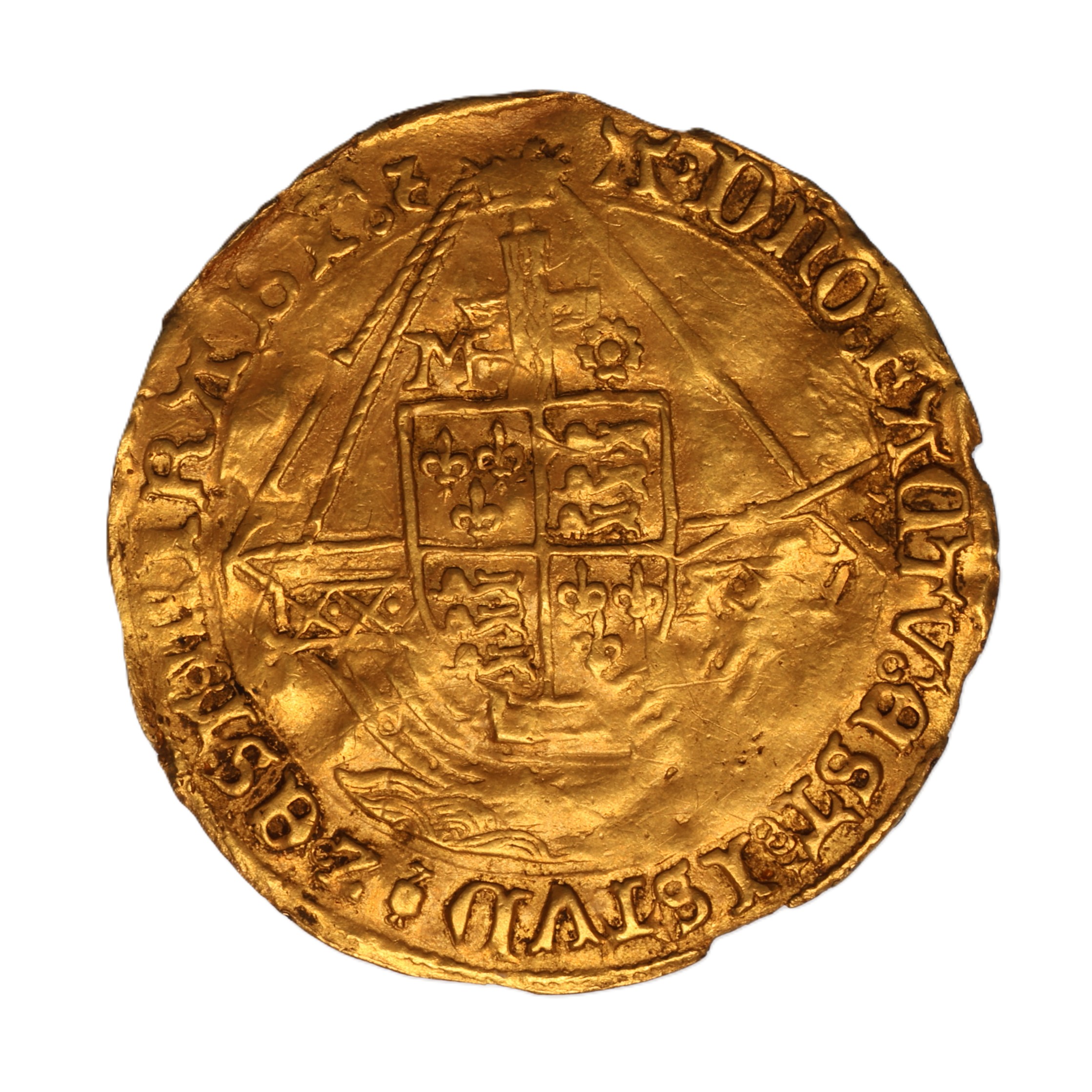 Mary AD 1553-1554 Gold Angel Class I - Image 2