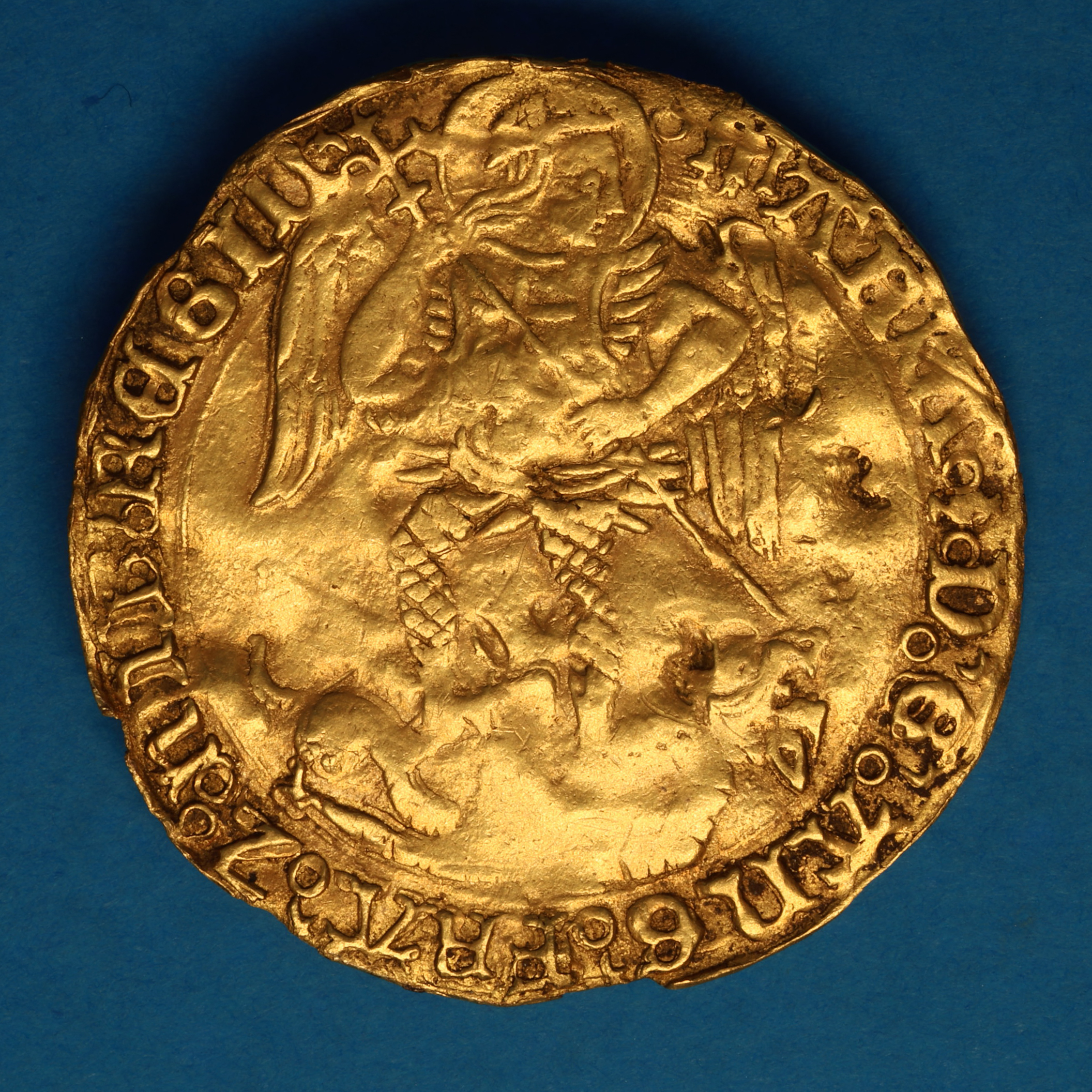 Mary AD 1553-1554 Gold Angel Class I - Image 3
