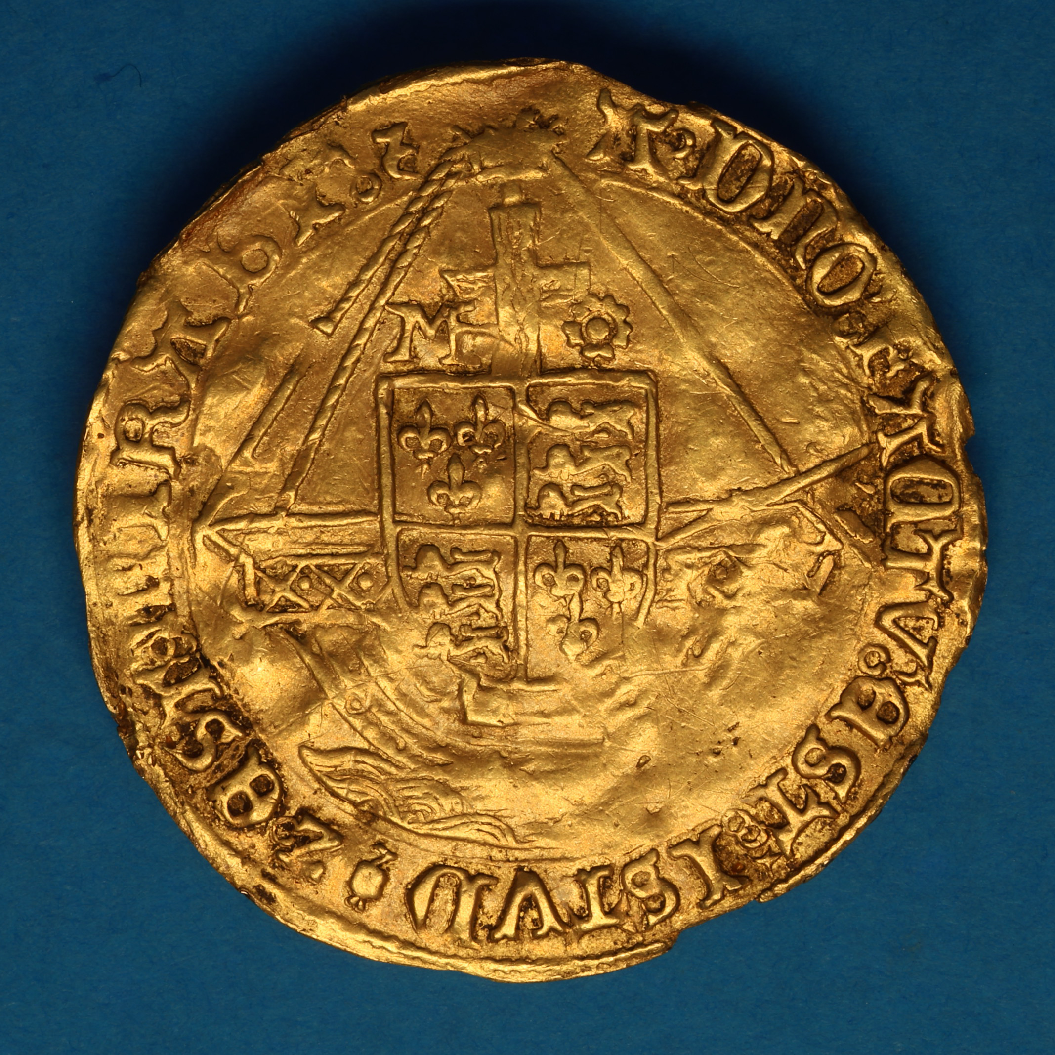 Mary AD 1553-1554 Gold Angel Class I - Image 4
