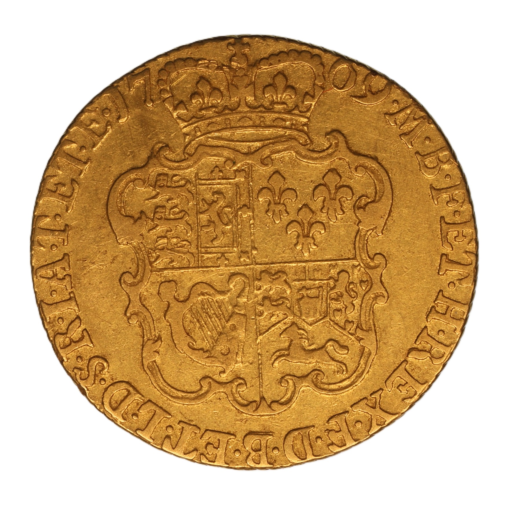 George III AD 1760-1820 Gold Guinea AD 1769 - Image 2