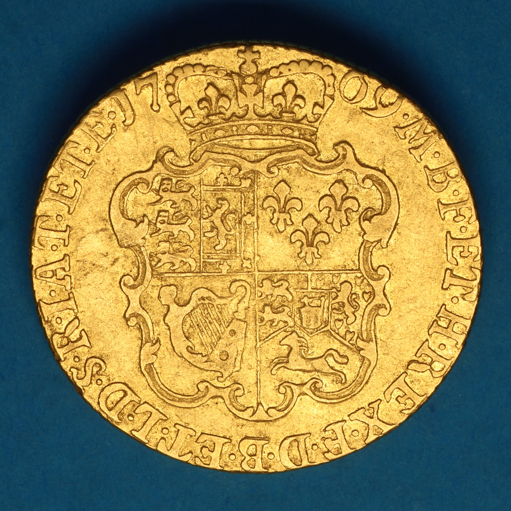 George III AD 1760-1820 Gold Guinea AD 1769 - Image 4
