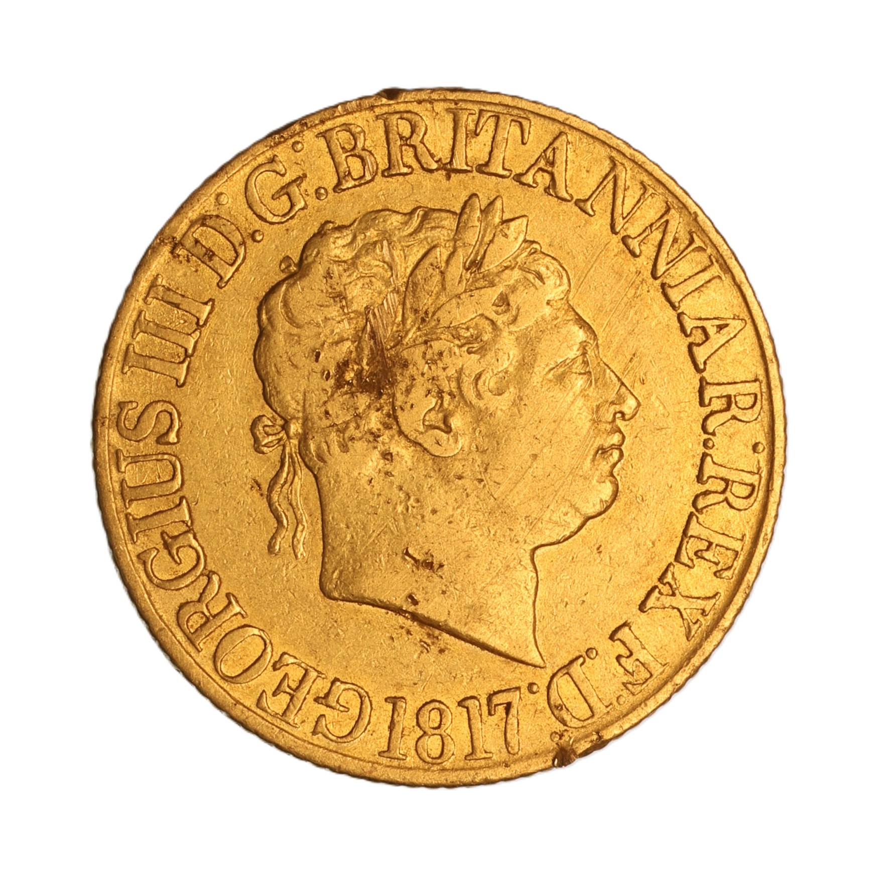 George III AD 1760-1820 Gold Sovereign AD 1817