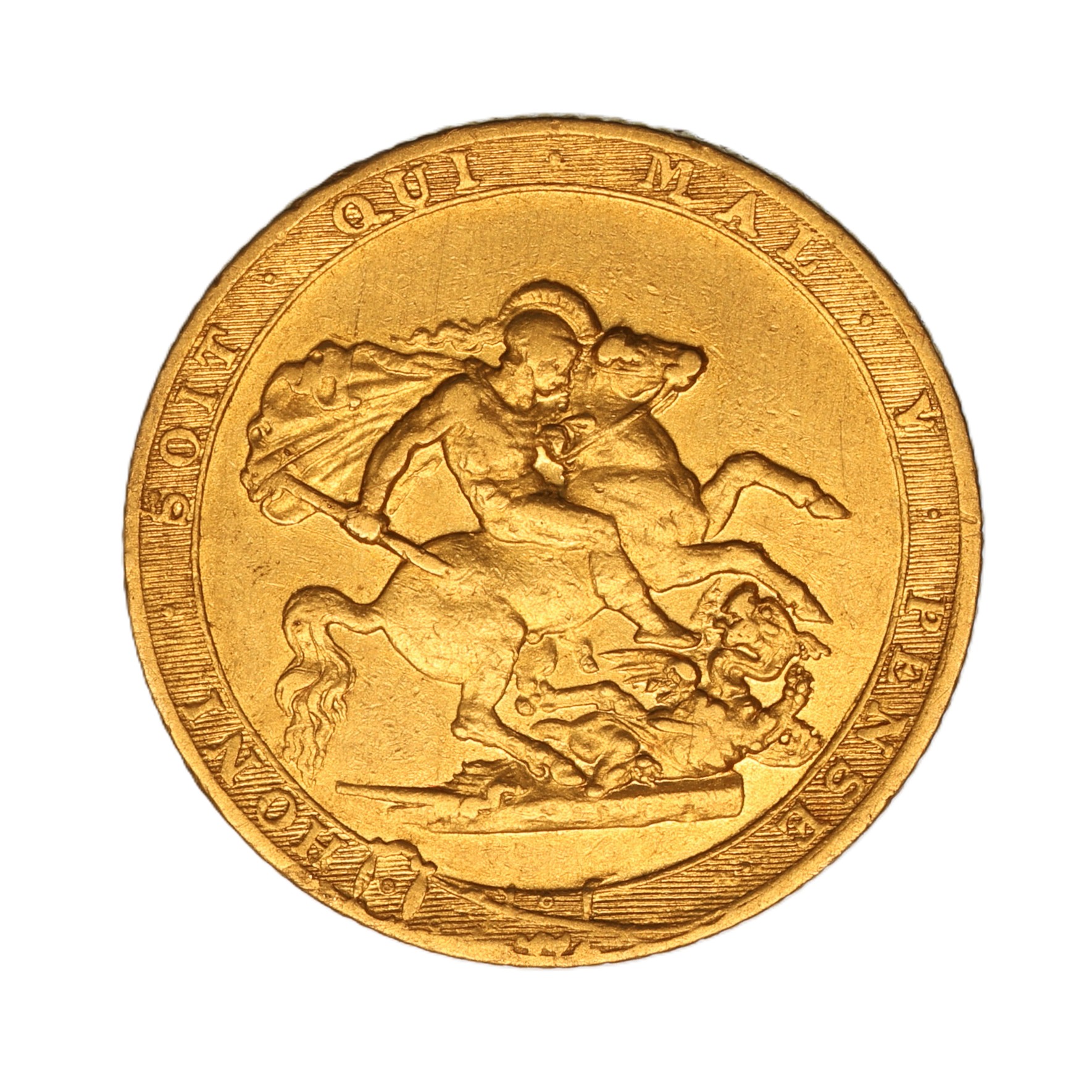 George III AD 1760-1820 Gold Sovereign AD 1817 - Image 2