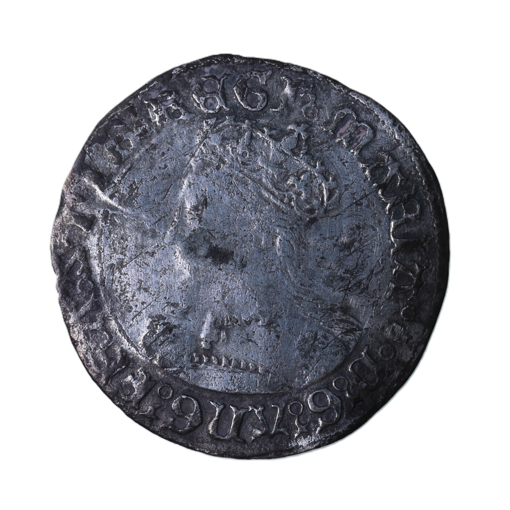 Mary AD 1553-1554 Silver Groat