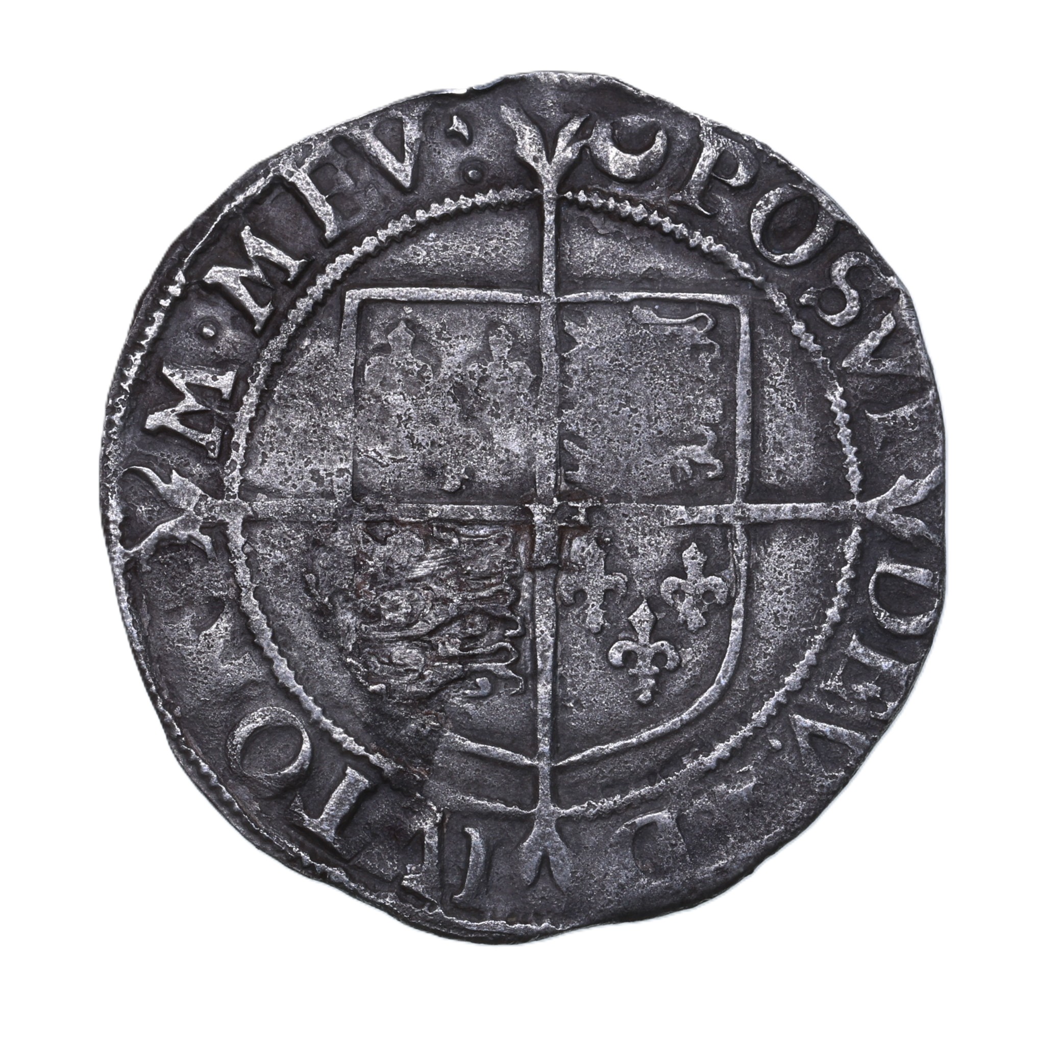 Elizabeth AD 1558-1603 Silver Shilling 6th Issue Contemporary to the defeat of the Spanish Armada - Image 2
