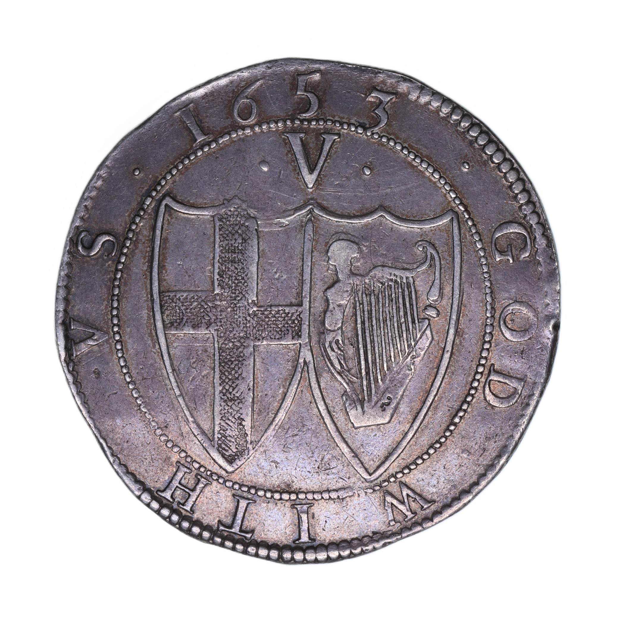 Commonwealth AD 1563 Silver Crown - Image 2