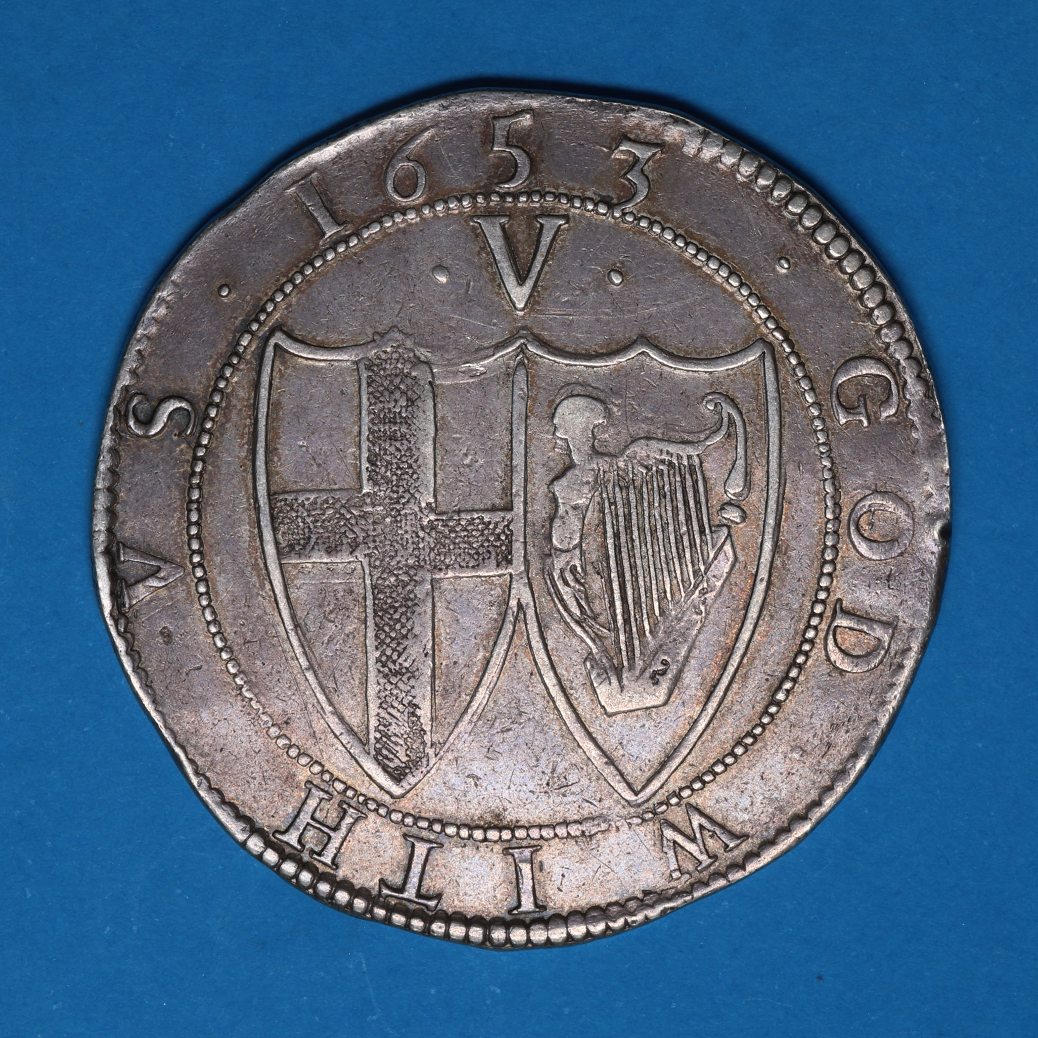 Commonwealth AD 1563 Silver Crown - Image 4