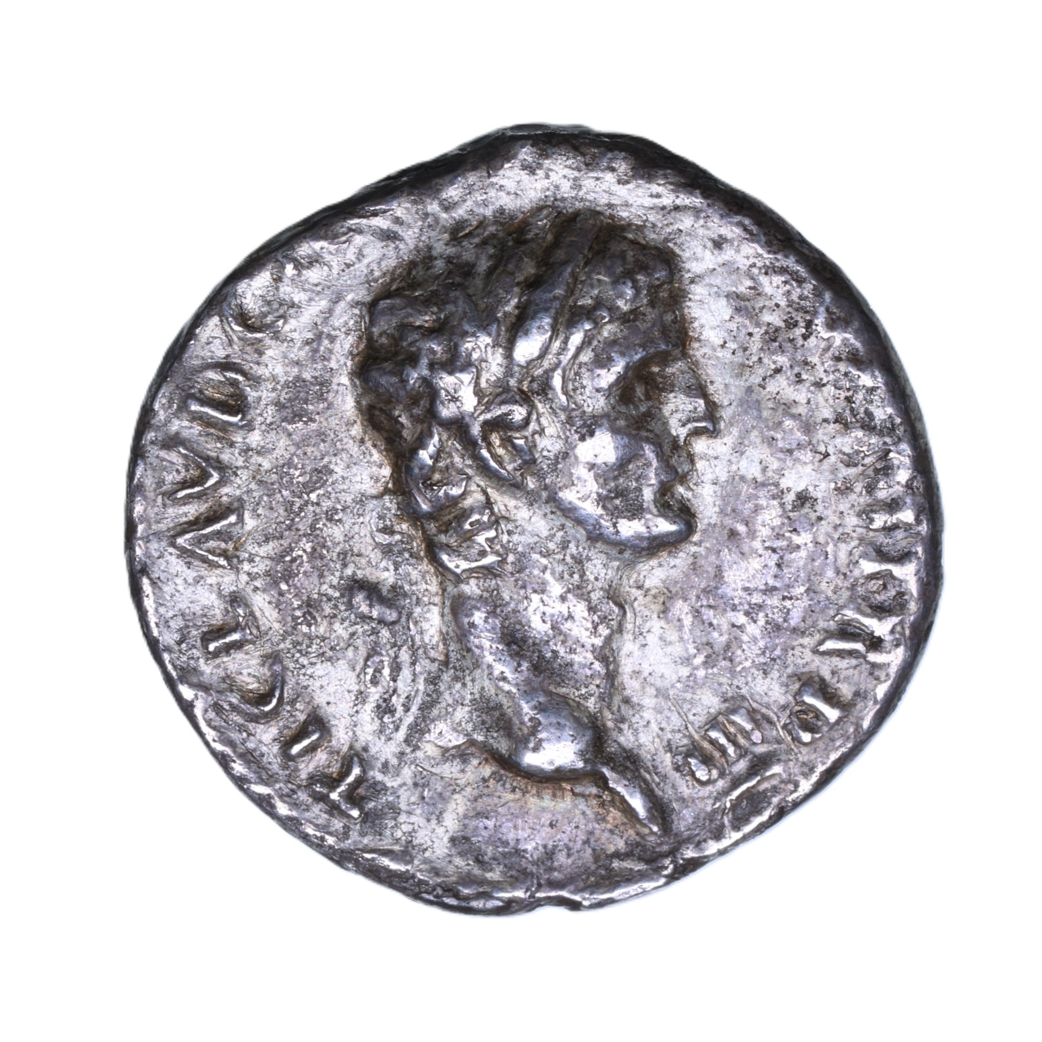 Claudius AD 41-54 Silver Denarius Lyon Praetorian camp *Very Rare* - Image 2