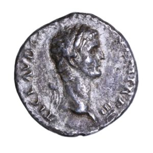 Claudius AD 41-54 Silver Denarius Lyon Praetorian camp *Very Rare*