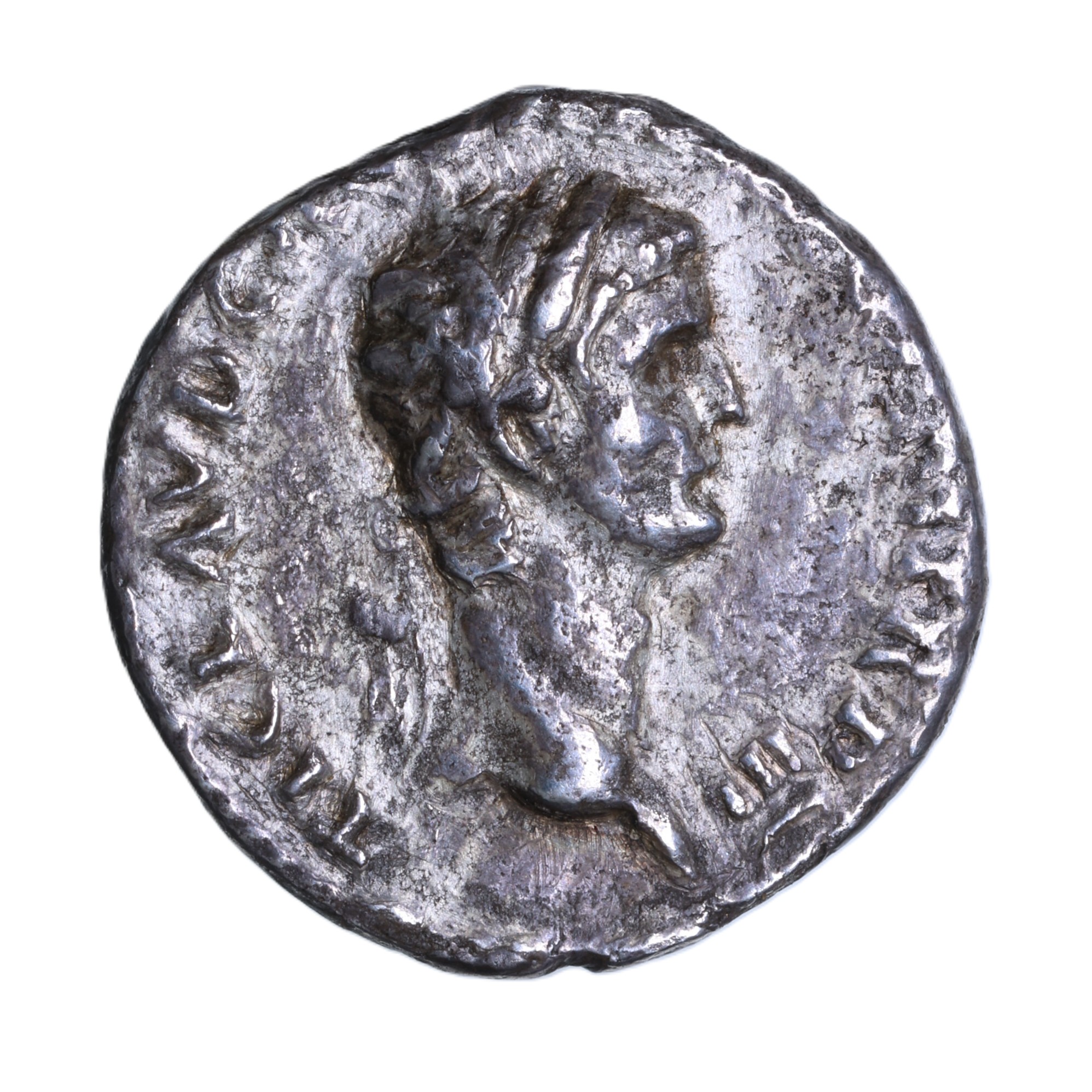 Claudius AD 41-54 Silver Denarius Lyon Praetorian camp *Very Rare*