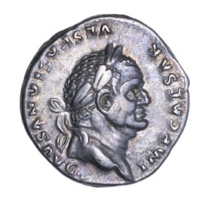 Vespasian AD 69-79 Silver Denarius Rome